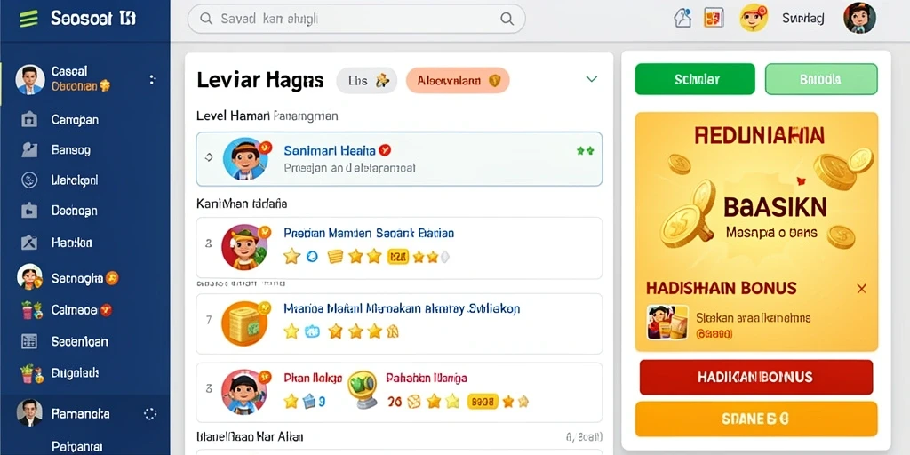 Tangkapan layar memperlihatkan level menantang yang baru dibuka.