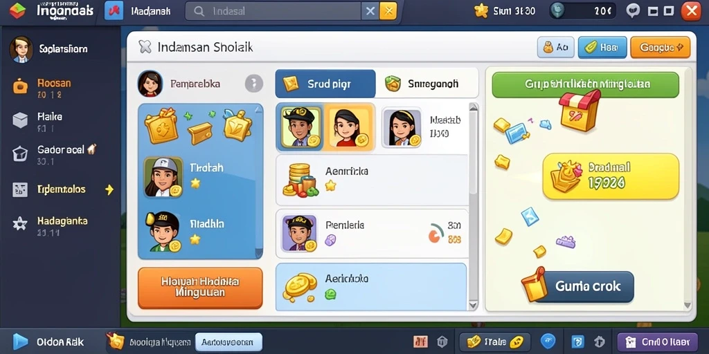 Tantangan dan level yang selalu baru dan menarik.
