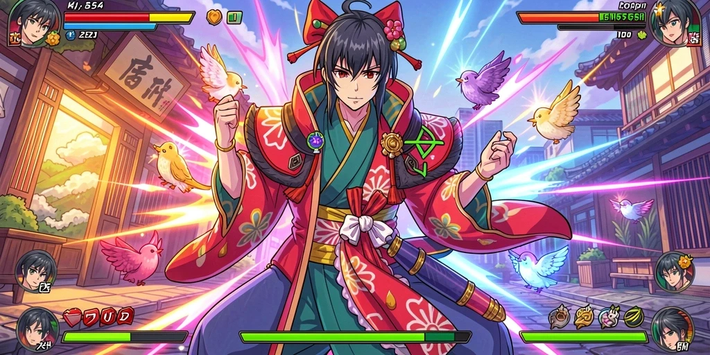 Screenshot ini menggambarkan mode multiplayer yang seru dengan banyak pemain terlibat.