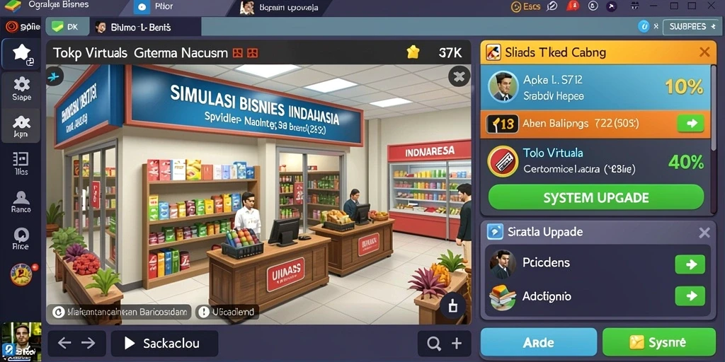 Leaderboard untuk melihat peringkat pemain.