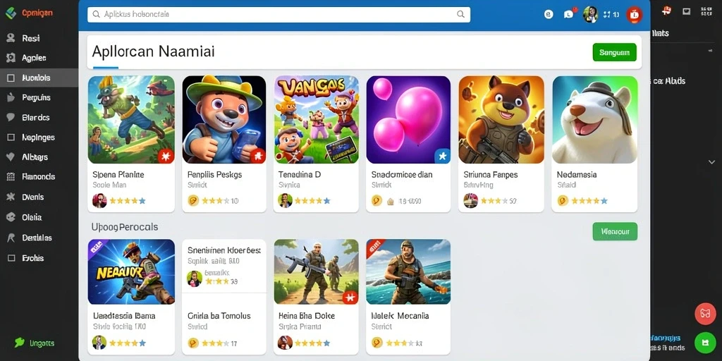 Screenshot dari fitur koleksi item yang menarik.