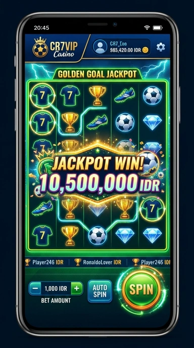 cr7vip — layar beranda